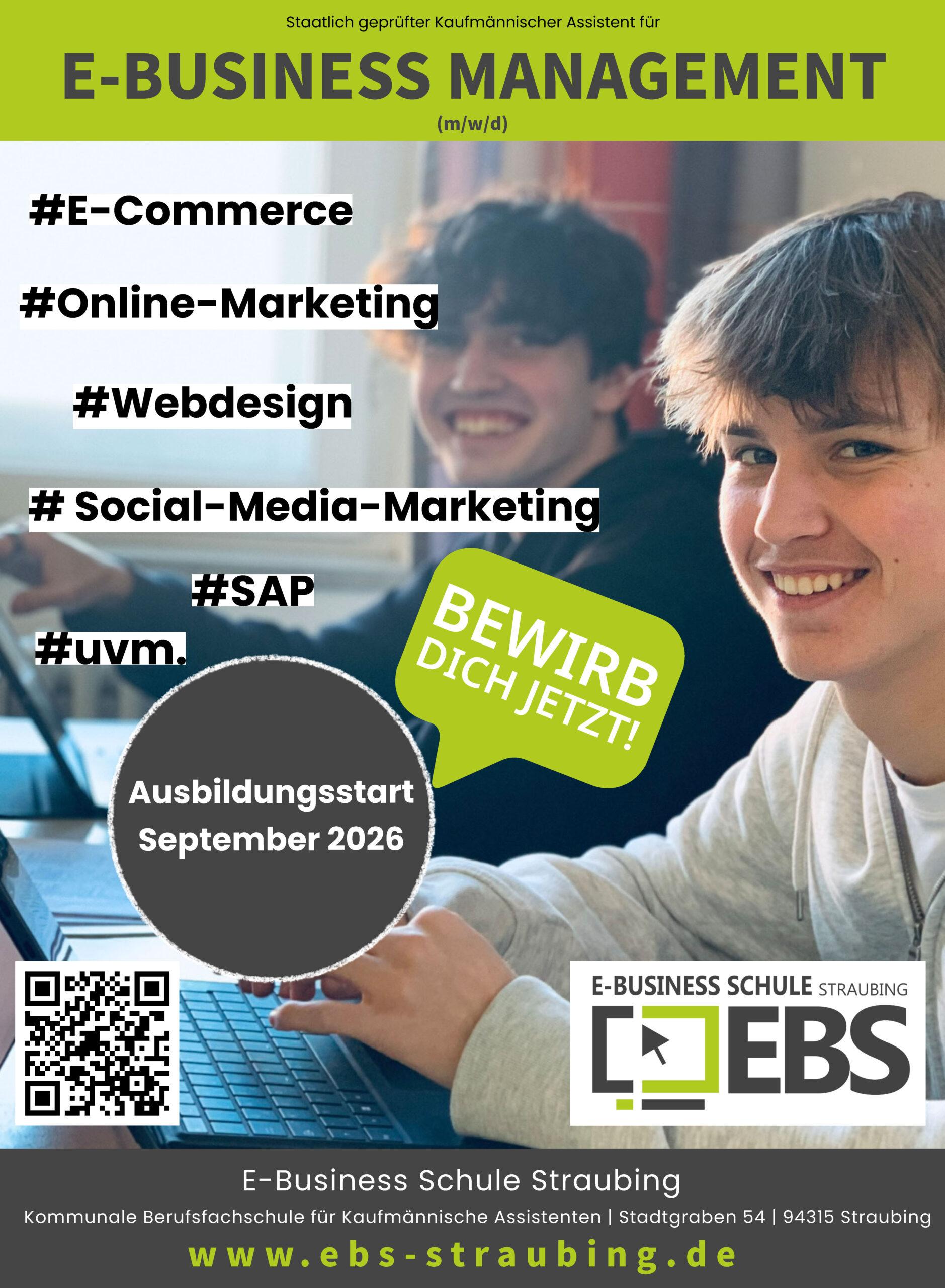 Infoveranstaltung zur Berufsausbildung im E-Business Management